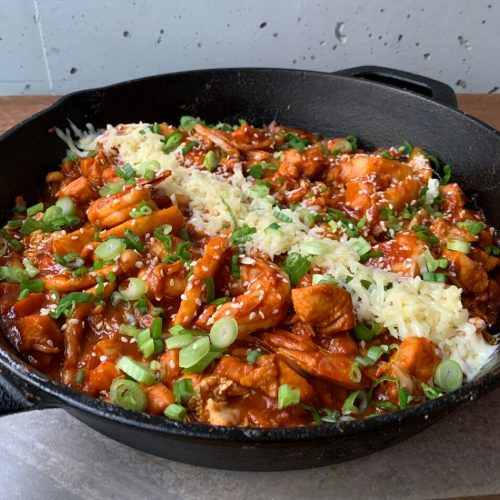 cheese dakgalbi