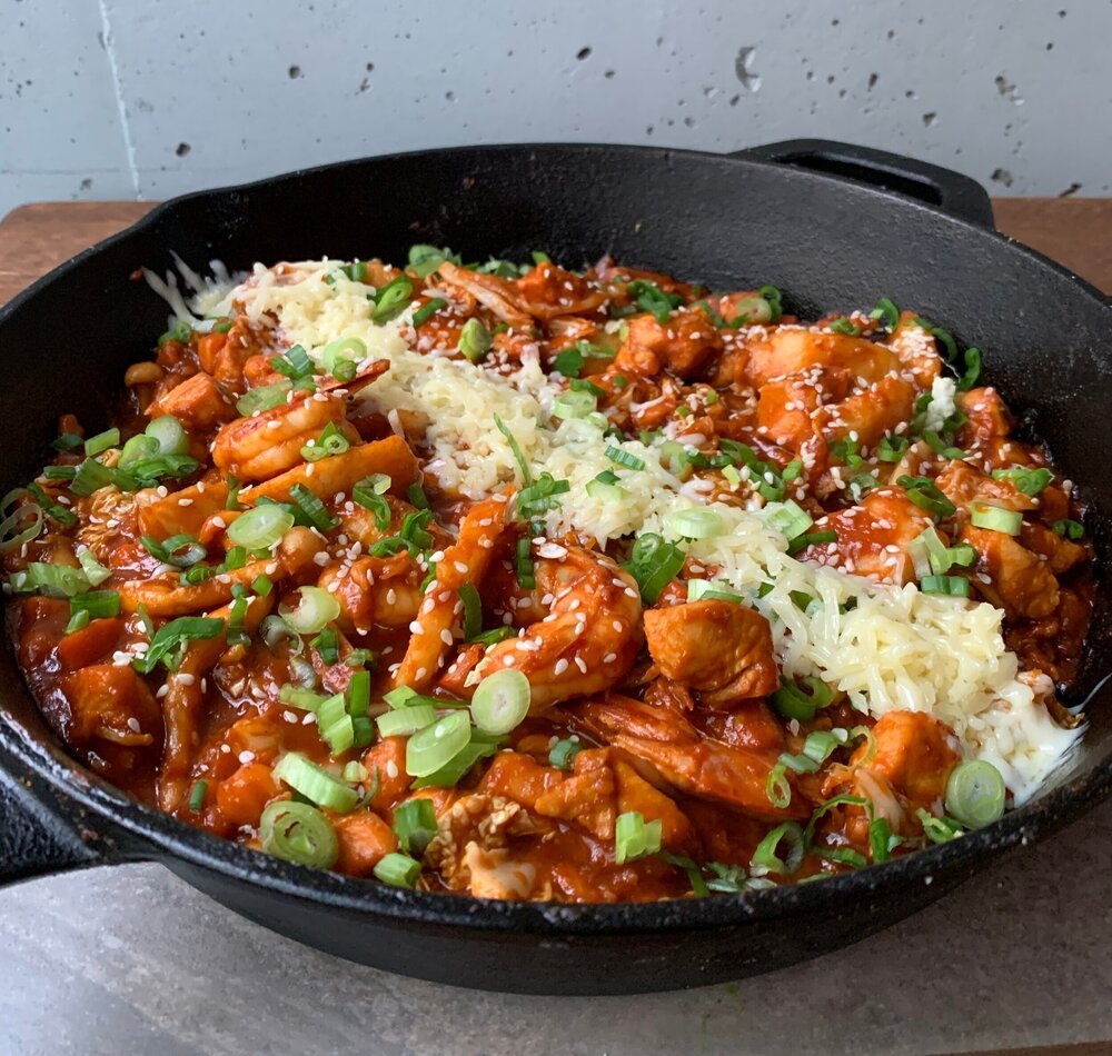 cheese dakgalbi